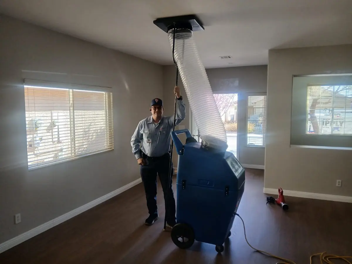 Professional Dryer Vent Cleaning work inside a Baldwin Park home